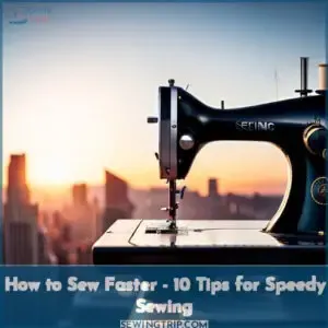 how to be fast in sewing