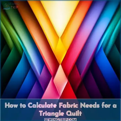 How to Calculate Fabric Needs for a Triangle Quilt