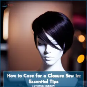 how to care for a closure sew in