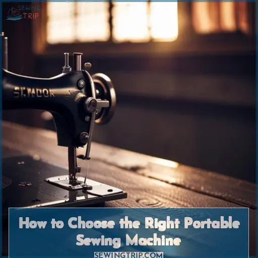 How to Choose the Right Portable Sewing Machine