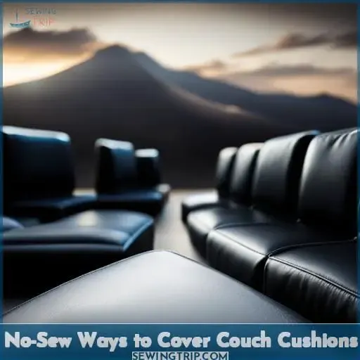 NoSew Ways to Cover Couch Cushions