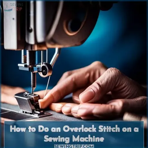 How to Do an Overlock Stitch on a Sewing Machine