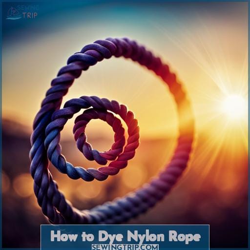 How to Dye Nylon Rope