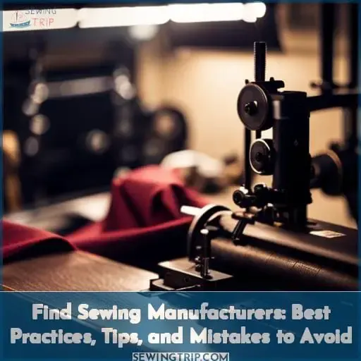 how to find a sewing manufacturer