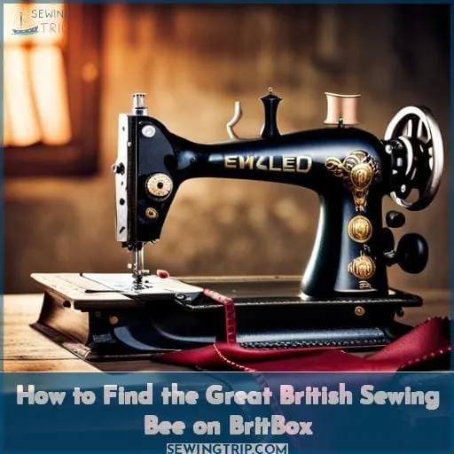 How to Find the Great British Sewing Bee on BritBox