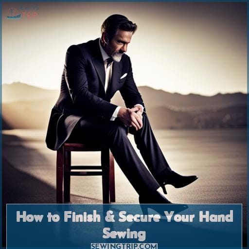 How to Finish & Secure Your Hand Sewing