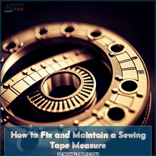 How to Fix and Maintain a Sewing Tape Measure
