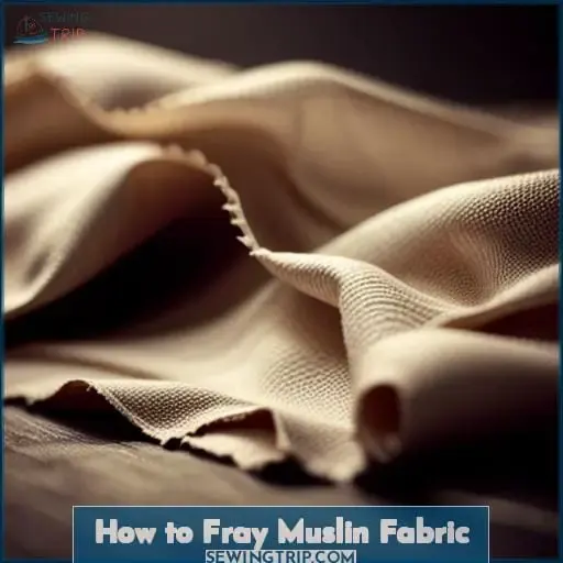 How to Fray Muslin Fabric