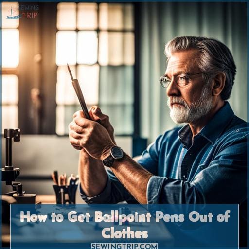 How to Get Ballpoint Pens Out of Clothes