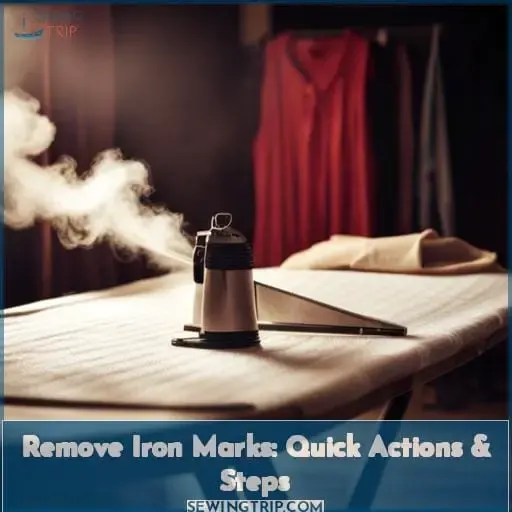 how to get iron marks out of clothes
