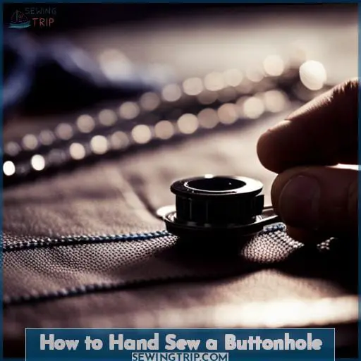 How to Hand Sew a Buttonhole