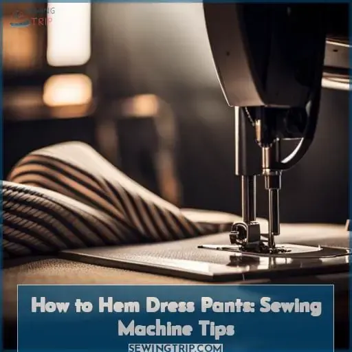How to Hem Dress Pants With a Sewing Machine