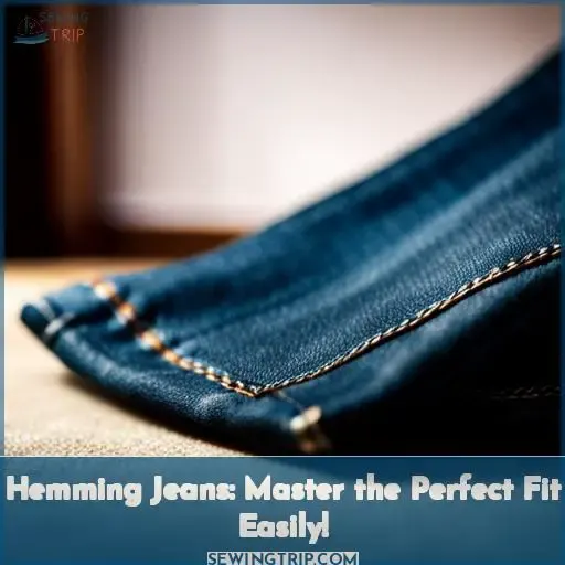 how to hem jeans