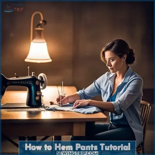 How to Hem Pants Tutorial