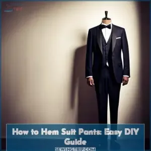 how to hem suit pants