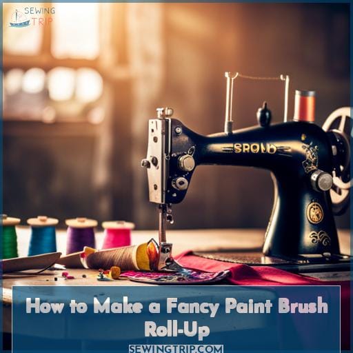 How to Make a Fancy Paint Brush Roll-Up