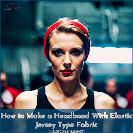 How to Make a Headband With Elastic Jersey Type Fabric