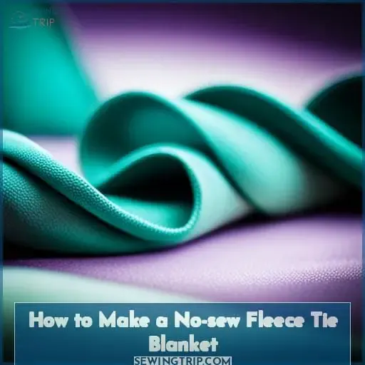 How to Make a No-sew Fleece Tie Blanket