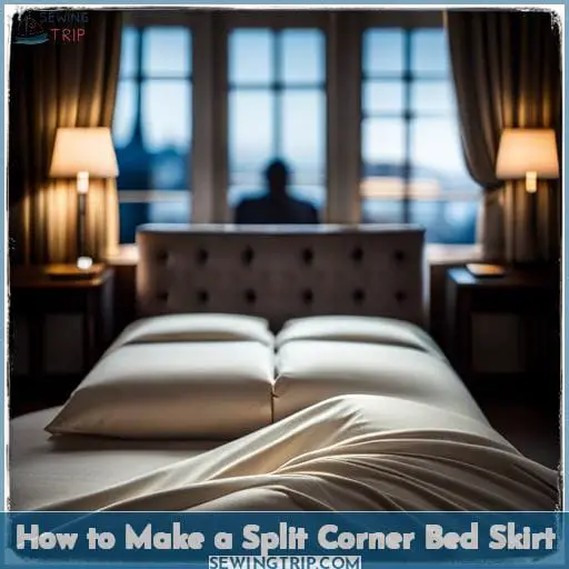 How to Make a Split Corner Bed Skirt