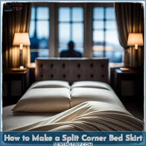 How to Make a Split Corner Bed Skirt