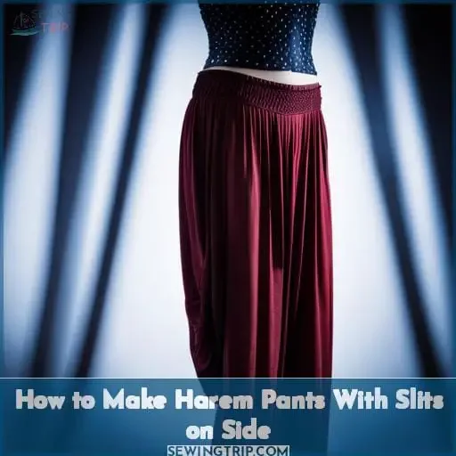 How to Make Harem Pants With Slits on Side