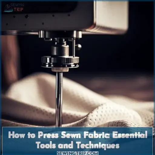 how to press sewn fabric