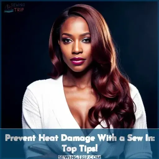 how to prevent heat damage with a sew in