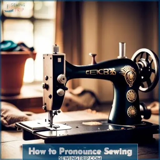 How to Pronounce Sewing