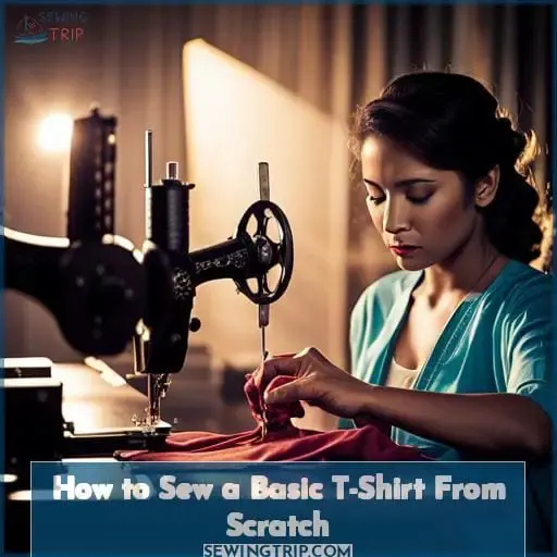How to Sew a Basic T-Shirt From Scratch