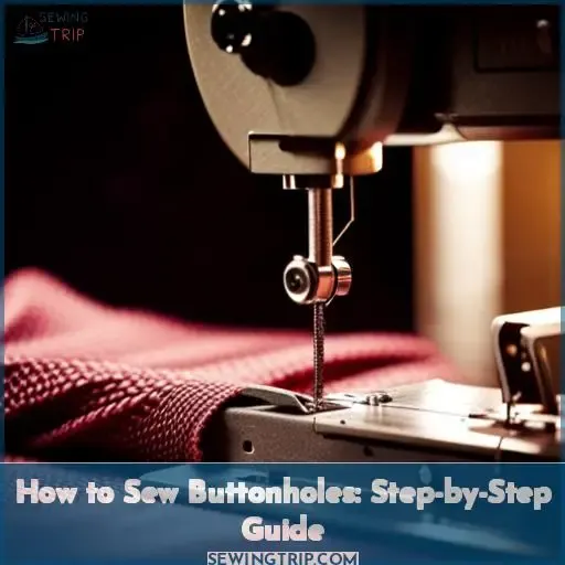 how to sew a buttonhole