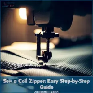 how to sew a coil zipper