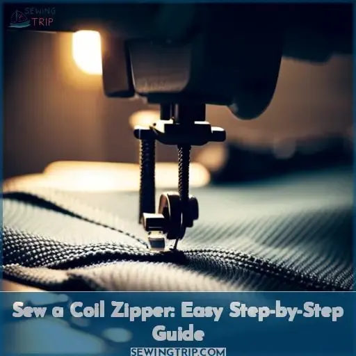 how to sew a coil zipper