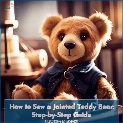how to sew a jointed teddy bear