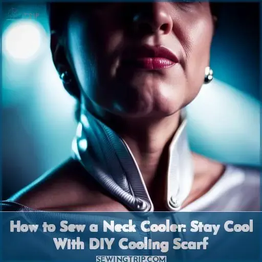 how to sew a neck cooler