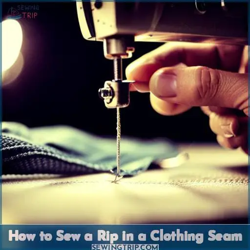 How to Sew a Rip in a Clothing Seam