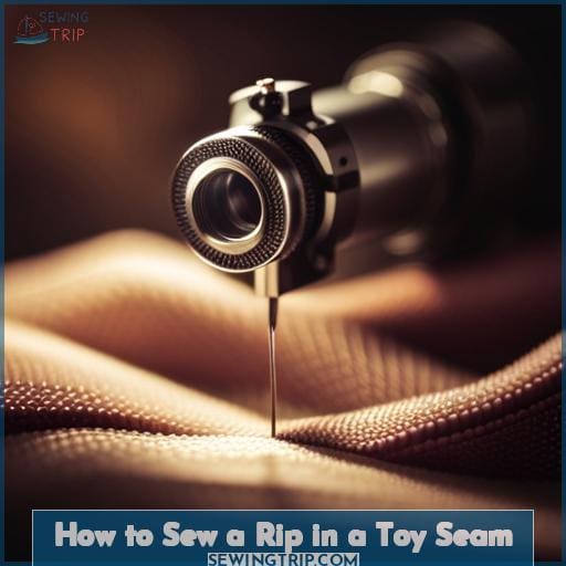 How to Sew a Rip in a Toy Seam
