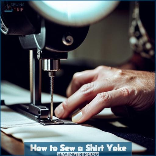 How to Sew a Shirt Yoke