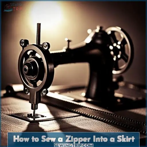 How to Sew a Zipper Into a Skirt