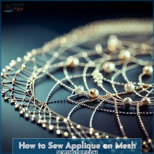 How to Sew Applique on Mesh