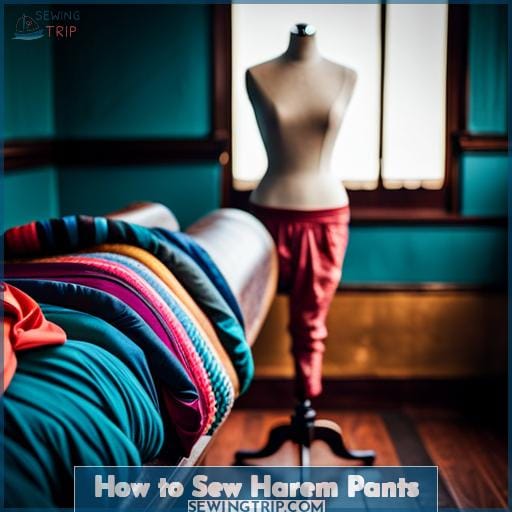 How to Sew Harem Pants