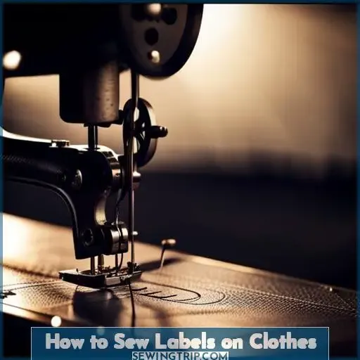 How to Sew Labels on Clothes