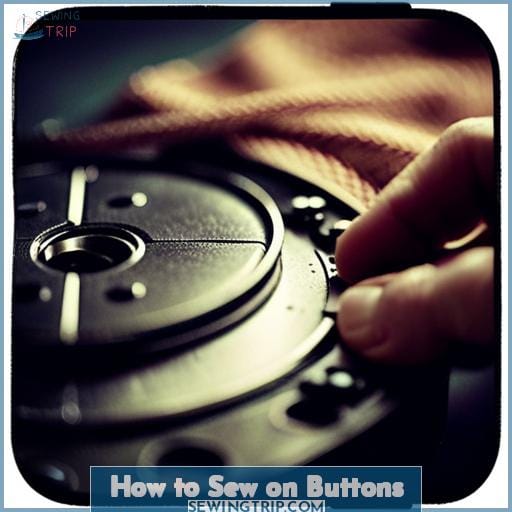 How to Sew on Buttons