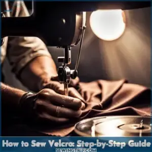 how to sew on velcro