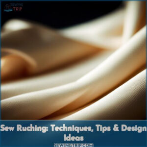 how to sew ruching