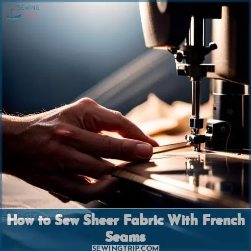 How to Sew Sheer Fabric With French Seams