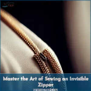 how to sewing invisible zipper