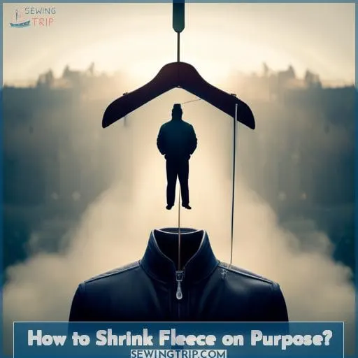 How to Shrink Fleece on Purpose