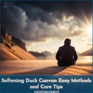 how to soften duck canvas