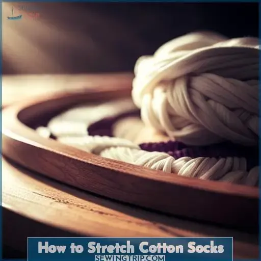 How to Stretch Cotton Socks