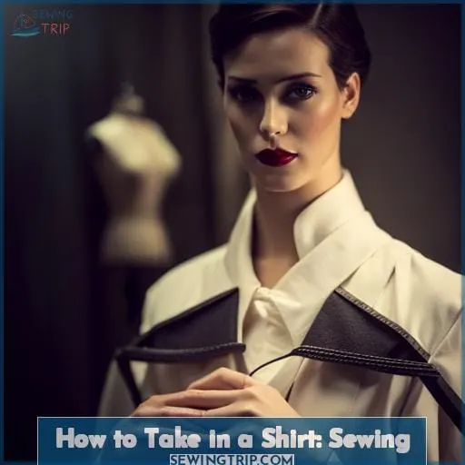 How to Take in a Shirt: Sewing